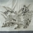 画像4: P0708K 男性用 羽織  大島紬  シルク（正絹） 深い紺,  亀甲 【中古】【USED】【リサイクル】 ★★★★★【P0708K】 (4)