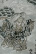 画像14: P0708L 男性用 羽織   シルク（正絹） 深い紺,  幾何学模様 【中古】【USED】【リサイクル】 ★★★★☆【P0708L】 (14)