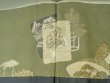 画像4: P0708N 男性用 羽織  大島紬  シルク（正絹） 深い紺,  亀甲 【中古】【USED】【リサイクル】 ★★★☆☆【P0708N】 (4)