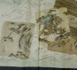 画像4: P0708P 男性用 羽織  大島紬  シルク（正絹） 深い紺,  幾何学模様 【中古】【USED】【リサイクル】 ★★★☆☆【P0708P】 (4)