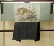 画像3: P0708S 男性用 羽織  大島紬  シルク（正絹） 深い紺,  亀甲 【中古】【USED】【リサイクル】 ★★★★☆【P0708S】 (3)