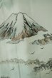 画像12: P0708U 男性用 羽織  大島紬  シルク（正絹） 深い紺,  亀甲 【中古】【USED】【リサイクル】 ★★★★☆【P0708U】 (12)