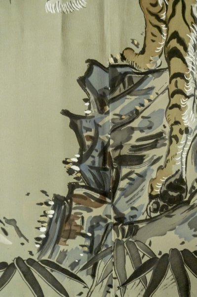 画像13: P0709A 男性用 羽織  大島紬  シルク（正絹） 深い紺,  亀甲 【中古】【USED】【リサイクル】 ★★★★★【P0709A】 (13)