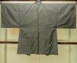 画像2: P0709D 男性用 羽織  大島紬  シルク（正絹） 深い茶色,  亀甲 【中古】【USED】【リサイクル】 ★★★★☆【P0709D】 (2)
