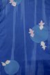 画像3: P0722A 女性用 浴衣（海外製）   綿 淡い青,  丸 【中古】【USED】【リサイクル】 ★★★★☆【P0722A】 (3)