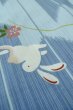 画像10: P0722B 女性用 浴衣（海外製）   綿 水色,  花 【中古】【USED】【リサイクル】 ★☆☆☆☆【P0722B】 (10)