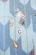 画像16: P0722B 女性用 浴衣（海外製）   綿 水色,  花 【中古】【USED】【リサイクル】 ★☆☆☆☆【P0722B】 (16)
