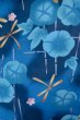 画像3: P0722F 女性用 浴衣（海外製）   綿 青,  梅 【中古】【USED】【リサイクル】 ★★★★☆【P0722F】 (3)