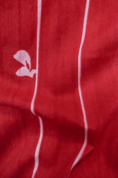 画像11: P0722G 女性用 浴衣（海外製）   綿 鮮やか赤色,  【中古】【USED】【リサイクル】 ★★★☆☆【P0722G】 (11)