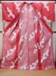 画像2: P0722H 女性用 浴衣（海外製）   綿 赤色,  花 【中古】【USED】【リサイクル】 ★★★☆☆【P0722H】 (2)