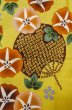 画像6: P0722J 女性用 浴衣（海外製）   綿 鮮やか黄色,  花 【中古】【USED】【リサイクル】 ★★★☆☆【P0722J】 (6)