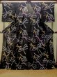 画像1: P0722K 女性用 浴衣（海外製）   綿 黒,  ぼかし 【中古】【USED】【リサイクル】 ★★★☆☆【P0722K】 (1)