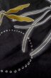 画像9: P0722K 女性用 浴衣（海外製）   綿 黒,  ぼかし 【中古】【USED】【リサイクル】 ★★★☆☆【P0722K】 (9)