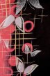 画像3: P0722M 女性用 浴衣（海外製）   綿 黒,  蝶々 【中古】【USED】【リサイクル】 ★★★★☆【P0722M】 (3)