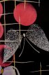 画像7: P0722M 女性用 浴衣（海外製）   綿 黒,  蝶々 【中古】【USED】【リサイクル】 ★★★★☆【P0722M】 (7)