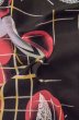 画像12: P0722M 女性用 浴衣（海外製）   綿 黒,  蝶々 【中古】【USED】【リサイクル】 ★★★★☆【P0722M】 (12)