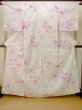 画像1: P0722N 女性用 浴衣（海外製）   綿 淡い桃色,  桜 【中古】【USED】【リサイクル】 ★★★☆☆【P0722N】 (1)