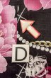 画像17: P0722O 女性用 浴衣（海外製）   綿 黒,  バラ 【中古】【USED】【リサイクル】 ★★★☆☆【P0722O】 (17)