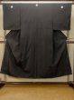 画像1: P0722V 男性用 紋付   シルク（正絹） 黒,  【中古】【USED】【リサイクル】 ★★★★☆【P0722V】 (1)