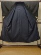 画像2: P0722X 男性用 紋付   シルク（正絹） 黒,  【中古】【USED】【リサイクル】 ★★★★★【P0722X】 (2)