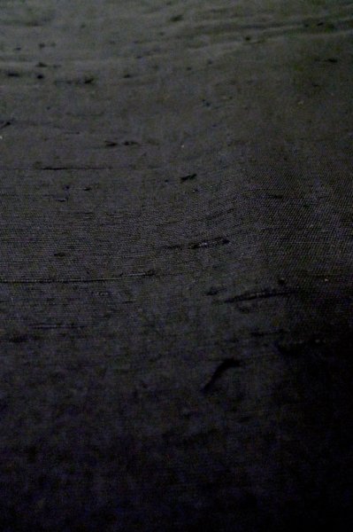 画像5: P0723A 男性用 紬   シルク（正絹） 黒,  【中古】【USED】【リサイクル】 ★★★★★【P0723A】 (5)