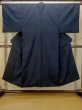 画像1: P0723D 男性用 紬   シルク（正絹） 深い紺,  【中古】【USED】【リサイクル】 ★★★★☆【P0723D】 (1)