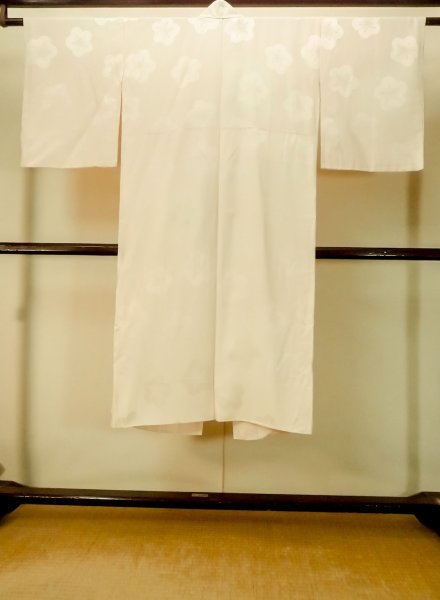 画像2: P0731Q 女性用 襦袢   シルク（正絹） 薄い桃色,  【中古】【USED】【リサイクル】 ★★★☆☆【P0731Q】 (2)