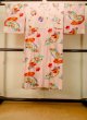 画像2: P0731R 女性用 襦袢   シルク（正絹） 桃色,  桜 【中古】【USED】【リサイクル】 ★☆☆☆☆【P0731R】 (2)