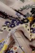 画像11: P0731S 女性用 襦袢   シルク（正絹） 淡い灰色がかった藤色,  菊 【中古】【USED】【リサイクル】 ★☆☆☆☆【P0731S】 (11)