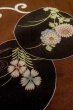 画像8: P0731W 女性用 小紋   シルク（正絹） 深いえんじ,  菊 【中古】【USED】【リサイクル】 ★★☆☆☆【P0731W】 (8)