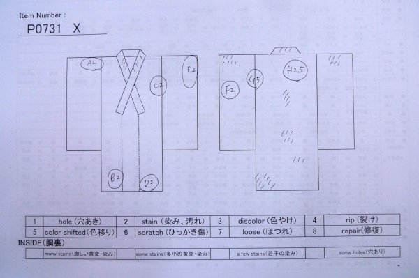 画像13: P0731X 女性用 襦袢   シルク（正絹） 黒,  花 【中古】【USED】【リサイクル】 ★★☆☆☆【P0731X】 (13)
