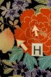 画像21: P0731X 女性用 襦袢   シルク（正絹） 黒,  花 【中古】【USED】【リサイクル】 ★★☆☆☆【P0731X】 (21)