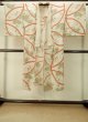 画像1: P0731Y 女性用 襦袢   シルク（正絹） 淡いベージュ,  萩 【中古】【USED】【リサイクル】 ★☆☆☆☆【P0731Y】 (1)