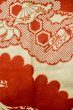 画像3: P0731Z 女性用 襦袢   シルク（正絹） 薄いアイボリー,  松/松葉 【中古】【USED】【リサイクル】 ★★☆☆☆【P0731Z】 (3)