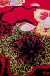 画像12: P0818A 女性用 女の子用着物   化繊 深い赤色,  桜 【中古】【USED】【リサイクル】 ★★☆☆☆【P0818A】 (12)