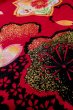 画像14: P0818A 女性用 女の子用着物   化繊 深い赤色,  桜 【中古】【USED】【リサイクル】 ★★☆☆☆【P0818A】 (14)