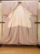 画像2: P0818D 女性用 色無地   シルク（正絹） 淡い灰色がかった藤色,  【中古】【USED】【リサイクル】 ★★★☆☆【P0818D】 (2)