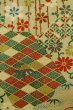 画像5: P0818F 女性用 小紋   シルク（正絹） 灰色がかったベージュ,  花 【中古】【USED】【リサイクル】 ★★★★☆【P0818F】 (5)