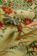 画像11: P0818F 女性用 小紋   シルク（正絹） 灰色がかったベージュ,  花 【中古】【USED】【リサイクル】 ★★★★☆【P0818F】 (11)