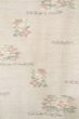 画像4: P0818J 女性用 紬   シルク（正絹） 紫みオフ　ホワイト,  花 【中古】【USED】【リサイクル】 ★★★☆☆【P0818J】 (4)