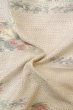 画像11: P0818J 女性用 紬   シルク（正絹） 紫みオフ　ホワイト,  花 【中古】【USED】【リサイクル】 ★★★☆☆【P0818J】 (11)