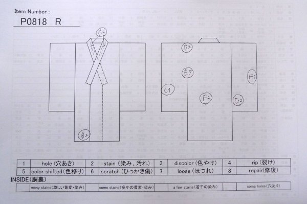 画像11: P0818R 女性用 紋付   シルク（正絹） 黒,  【中古】【USED】【リサイクル】 ★☆☆☆☆【P0818R】 (11)