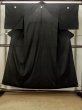 画像1: P0818S 女性用 紋付   シルク（正絹） 黒,  【中古】【USED】【リサイクル】 ★☆☆☆☆【P0818S】 (1)
