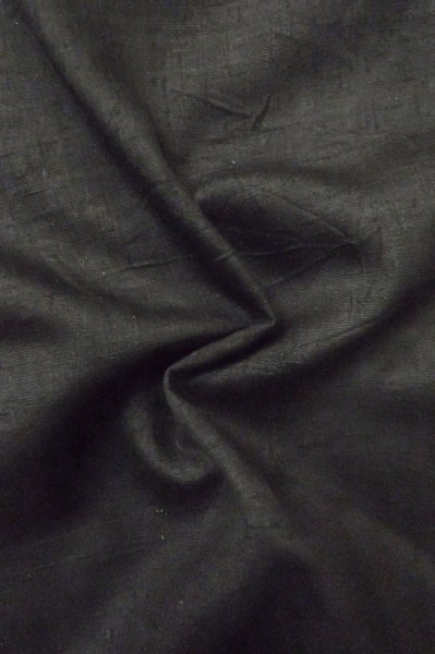 画像12: P0818S 女性用 紋付   シルク（正絹） 黒,  【中古】【USED】【リサイクル】 ★☆☆☆☆【P0818S】 (12)