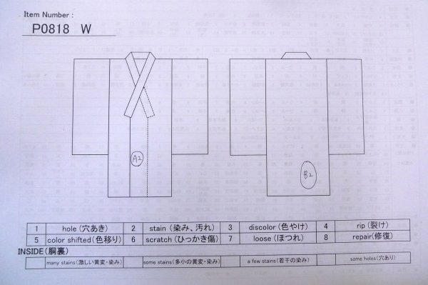 画像11: P0818W 女性用 紋付   シルク（正絹） 黒,  【中古】【USED】【リサイクル】 ★★★☆☆【P0818W】 (11)