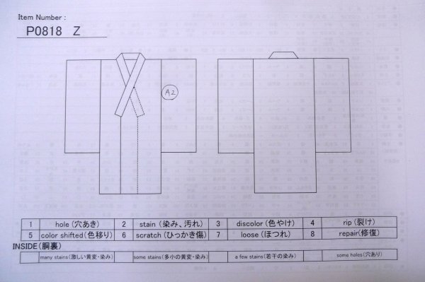 画像9: P0818Z 女性用 紋付   シルク（正絹） 黒,  【中古】【USED】【リサイクル】 ★★★☆☆【P0818Z】 (9)