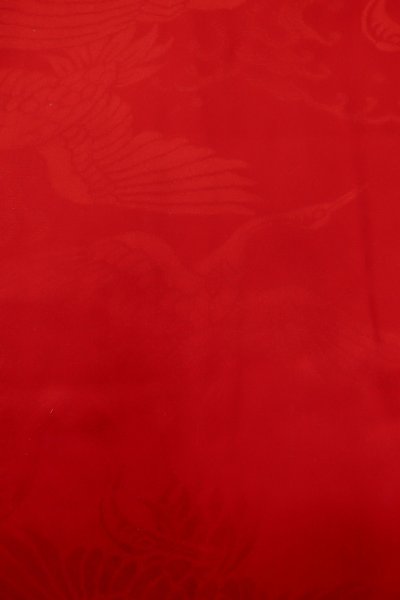 画像6: P0901A 女性用 襦袢   シルク（正絹） 赤色,  【中古】【USED】【リサイクル】 ★★☆☆☆【P0901A】 (6)