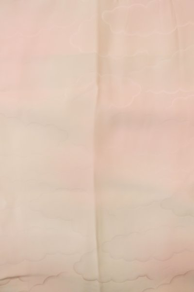 画像4: P0901C 女性用 襦袢   シルク（正絹） 薄い桃色,  ぼかし 【中古】【USED】【リサイクル】 ★★★☆☆【P0901C】 (4)