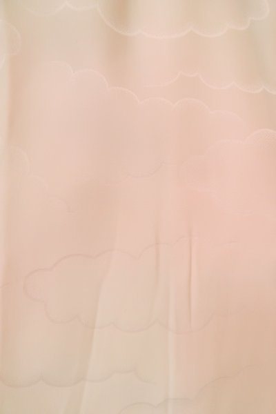 画像5: P0901C 女性用 襦袢   シルク（正絹） 薄い桃色,  ぼかし 【中古】【USED】【リサイクル】 ★★★☆☆【P0901C】 (5)