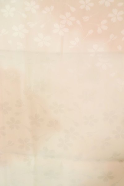 画像3: P0901G 女性用 襦袢   シルク（正絹） 淡い桃色,  ぼかし 【中古】【USED】【リサイクル】 ★★★★☆【P0901G】 (3)